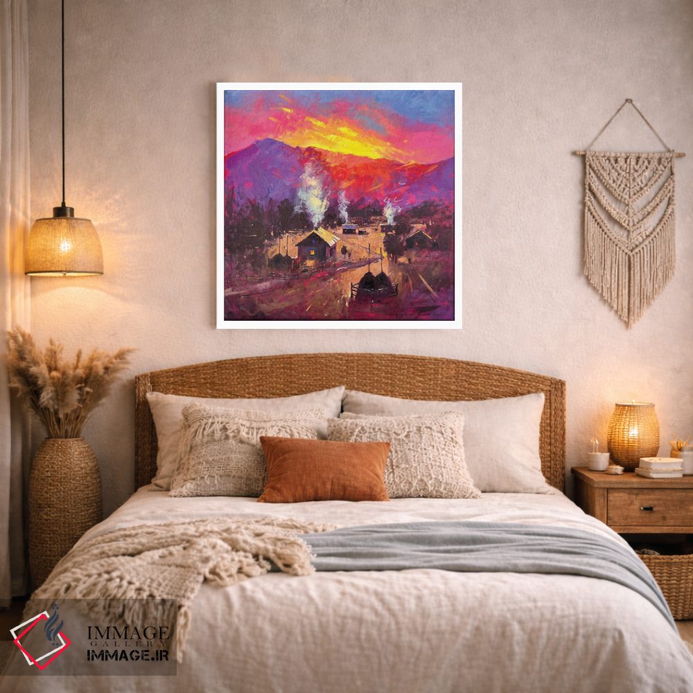 تابلو دکوراتیو نور خورشید در کوه های کارپات اثر اندریی کووالیک - D2W