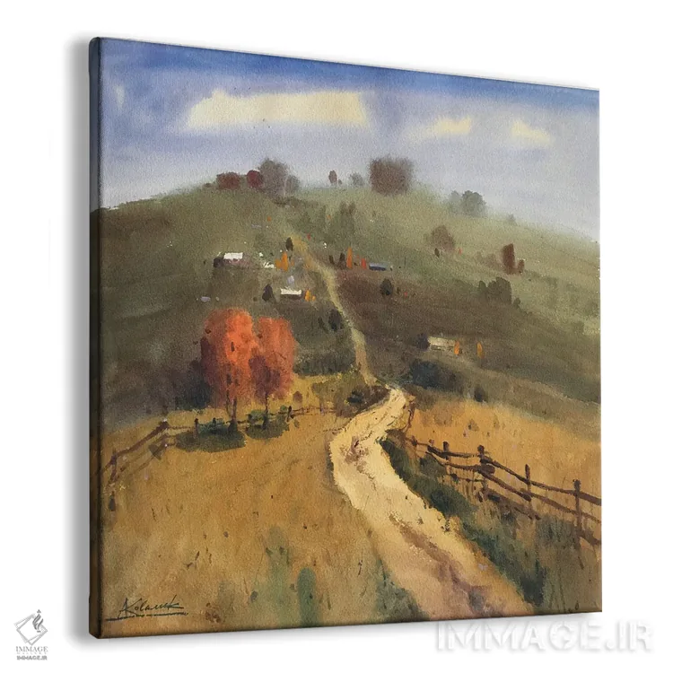 تابلو دکوراتیو مسیر در کارپات اثر اندریی کووالیک - نمای پرسپکتیو محصول