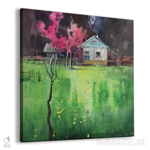 تابلو دکوراتیو بهار در کارپات اثر اندریی کووالیک - نمای پرسپکتیو محصول