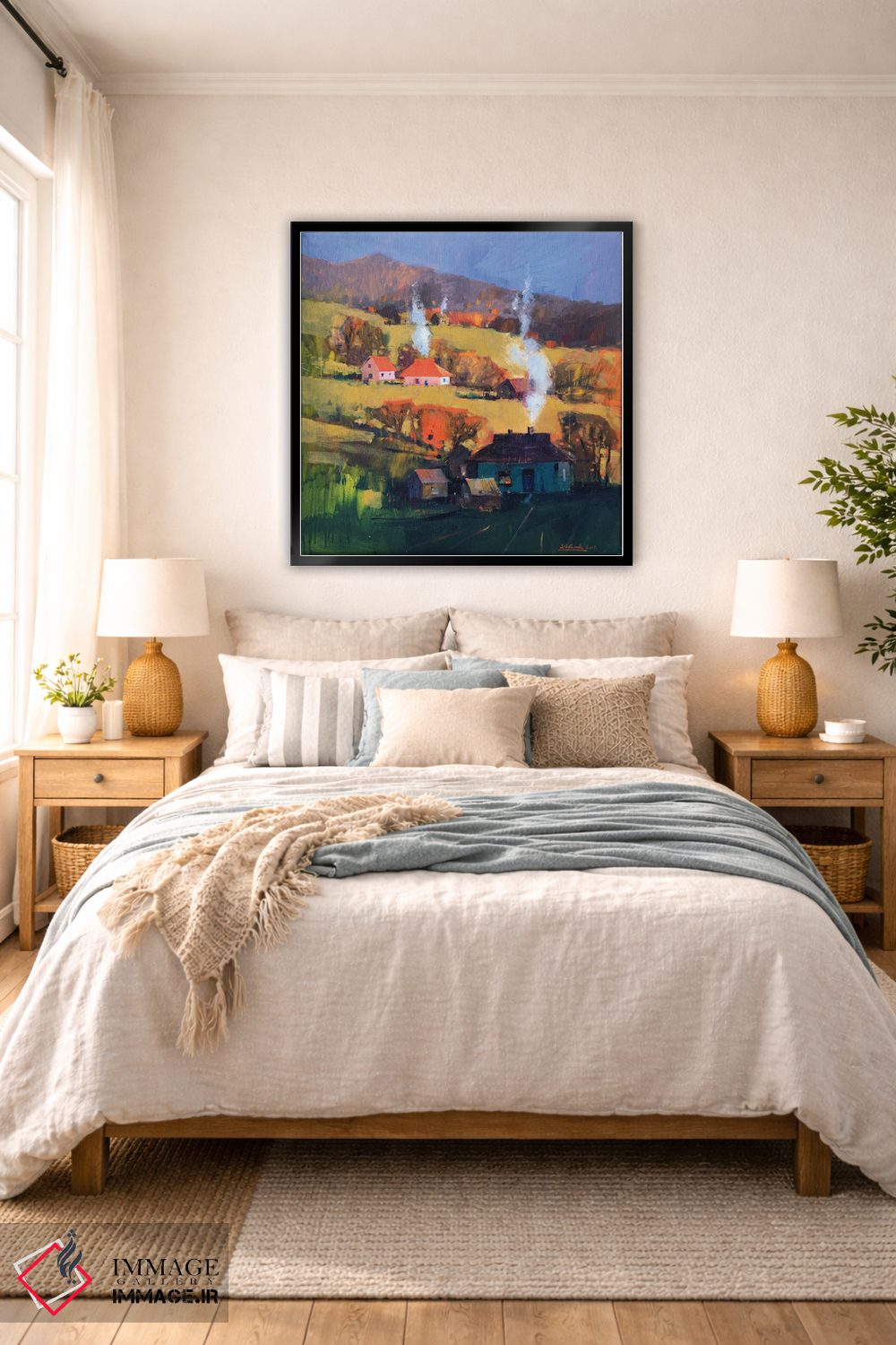 تابلو دکوراتیو عصر گرم فراموش نشدنی در کارپات اثر اندریی کووالیک - D6B