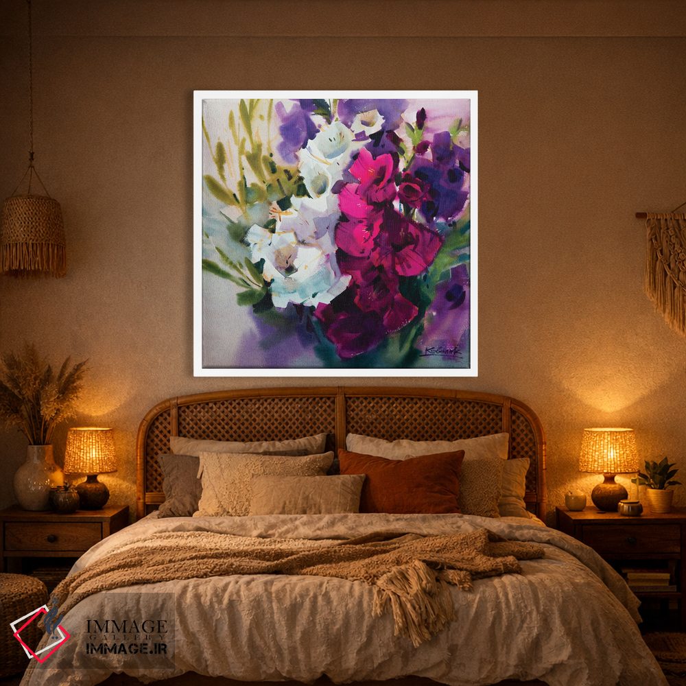 تابلو دکوراتیو گل های تابستانی اثر اندریی کووالیک - D1W