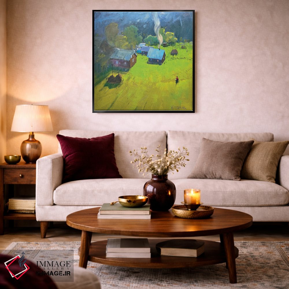 تابلو دکوراتیو منظره روشن کارپات اثر اندریی کووالیک - D3B