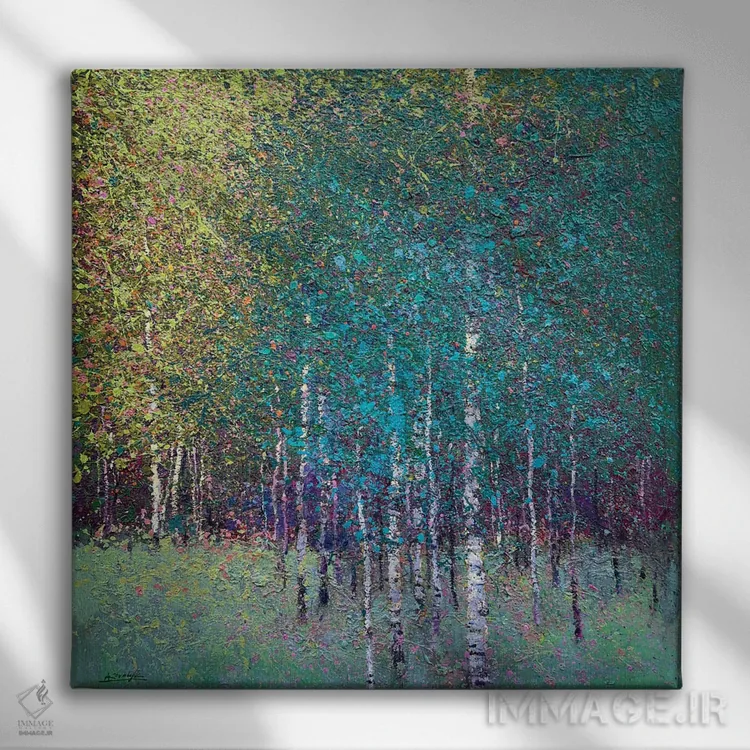 تابلو دکوراتیو چهار فصل؛ تابستان اثر اندریی کووالیک - نمای روبهرو روی دیوار