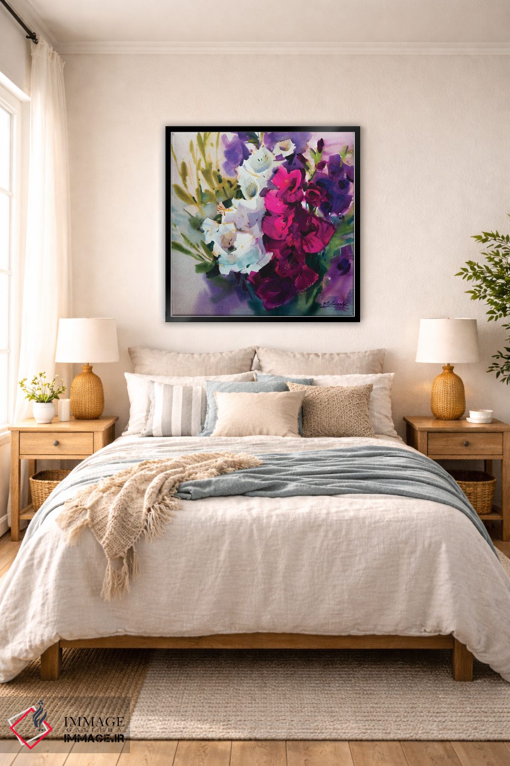 تابلو دکوراتیو گل های تابستانی اثر اندریی کووالیک - D6B