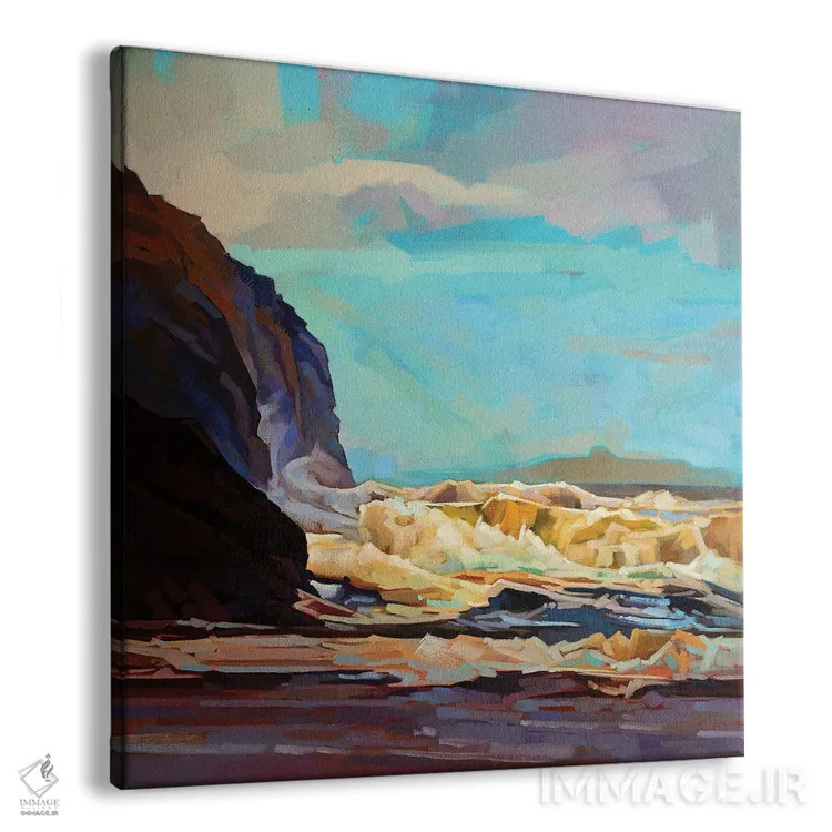 تابلو دکوراتیو شکاف ابرها در ساحل تولان اثر کوین لاوری - نمای پرسپکتیو محصول