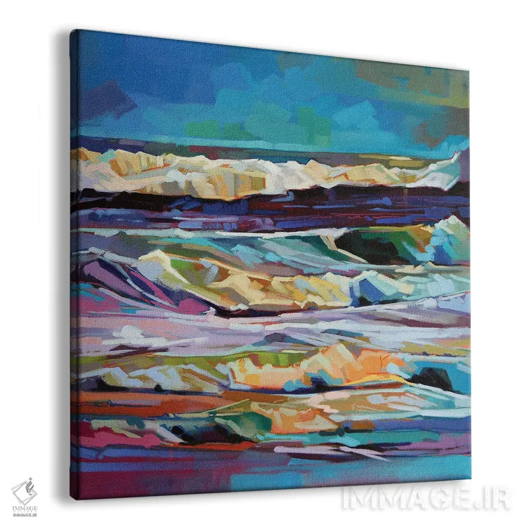 تابلو دکوراتیو ساحل اصلی، باندوران، طوفان سیارا ۲ اثر کوین لاوری - نمای پرسپکتیو محصول