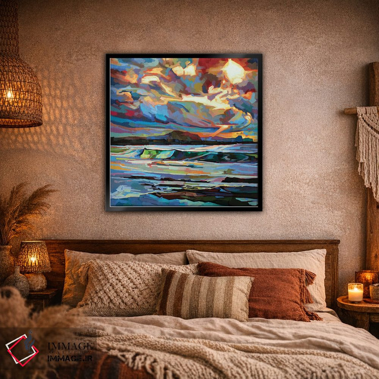 تابلو دکوراتیو ساحل اصلی، باندوران، طوفان برندن اثر کوین لاوری - D2B