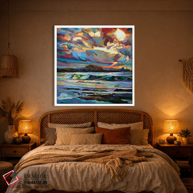 تابلو دکوراتیو ساحل اصلی، باندوران، طوفان برندن اثر کوین لاوری - D1W