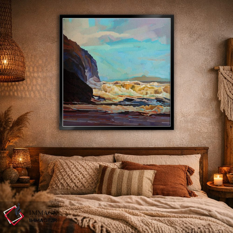 تابلو دکوراتیو شکاف ابرها در ساحل تولان اثر کوین لاوری - D2B