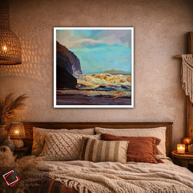 تابلو دکوراتیو شکاف ابرها در ساحل تولان اثر کوین لاوری - D1W