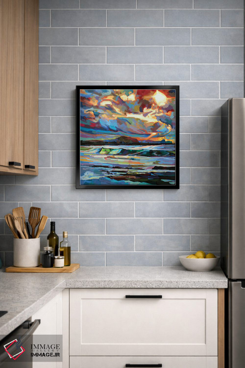 تابلو دکوراتیو ساحل اصلی، باندوران، طوفان برندن اثر کوین لاوری - D4B