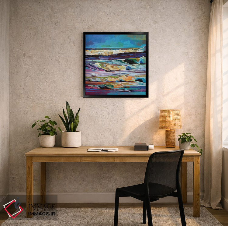 تابلو دکوراتیو ساحل اصلی، باندوران، طوفان سیارا ۲ اثر کوین لاوری - D6B