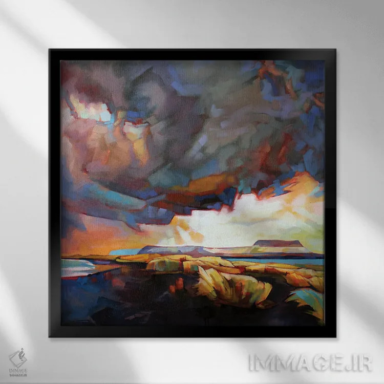 تابلو دکوراتیو بن بالبن از استریدگ ۲ اثر کوین لاوری - نمای قابدار مشکی