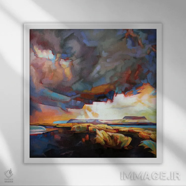 تابلو دکوراتیو بن بالبن از استریدگ ۲ اثر کوین لاوری - نمای قابدار سفید