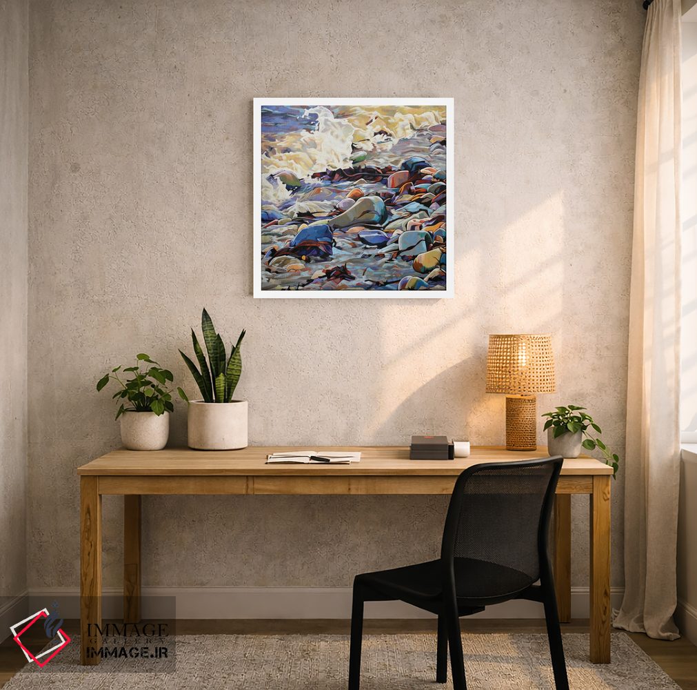 تابلو دکوراتیو سنگریزه ها در کرگ ۲ اثر کوین لاوری - D4W