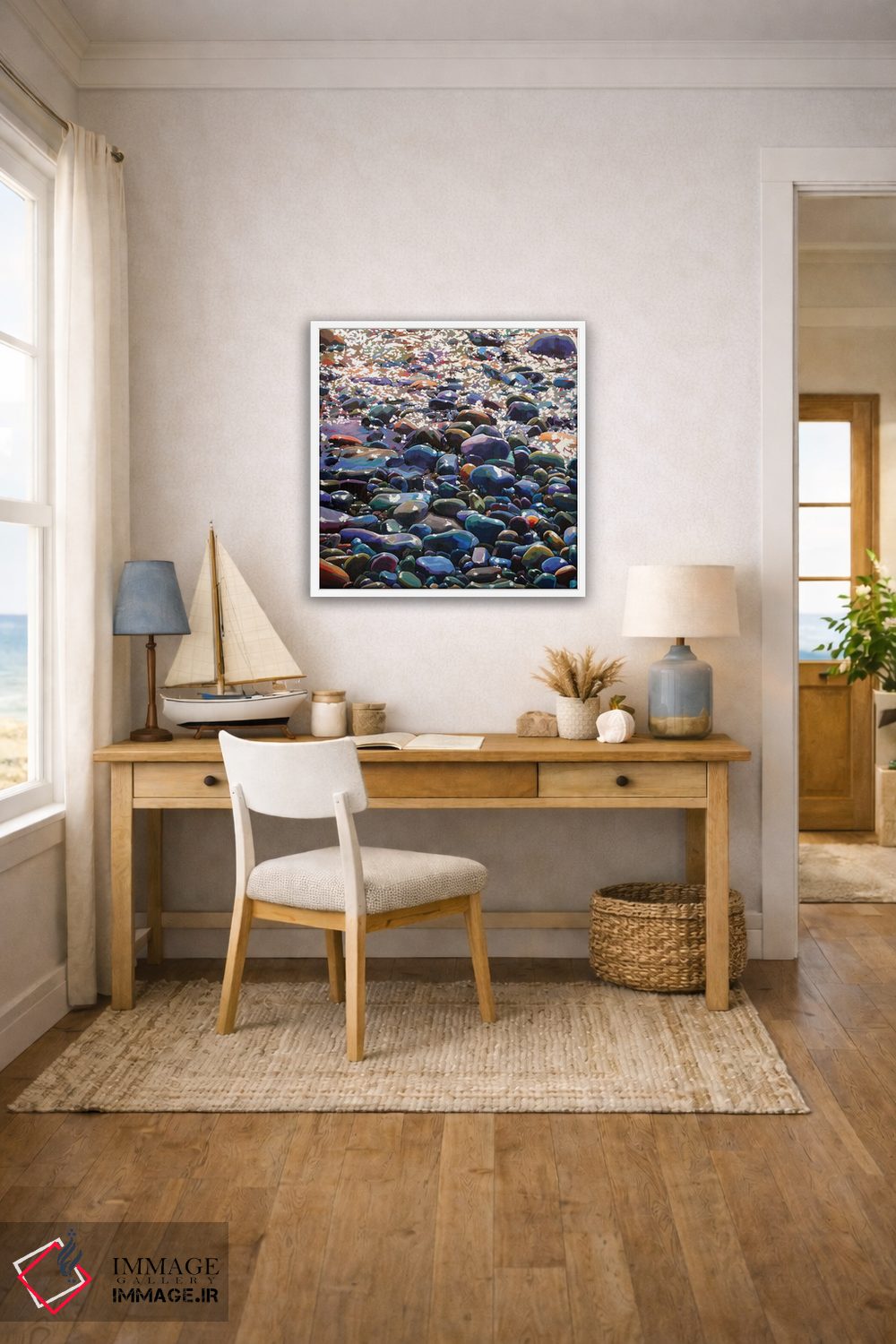 تابلو دکوراتیو سنگریزه ها ۱۰ اثر کوین لاوری - D2W