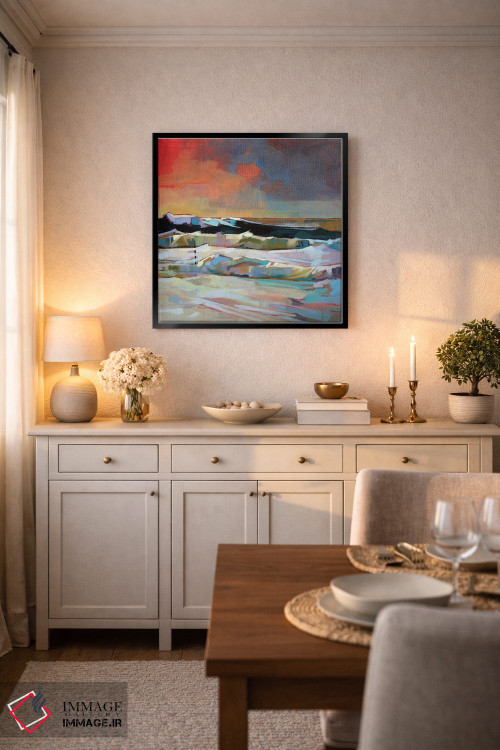 تابلو دکوراتیو نزدیک مالاگمور، طوفان النور اثر کوین لاوری - D6B