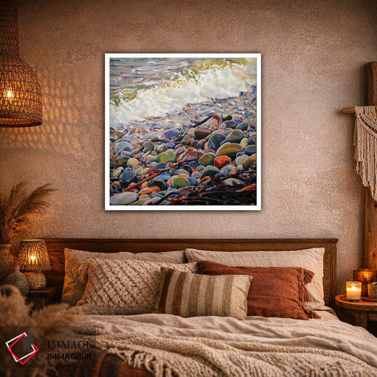 تابلو دکوراتیو سنگریزه ها در کرگ اثر کوین لاوری - D1W