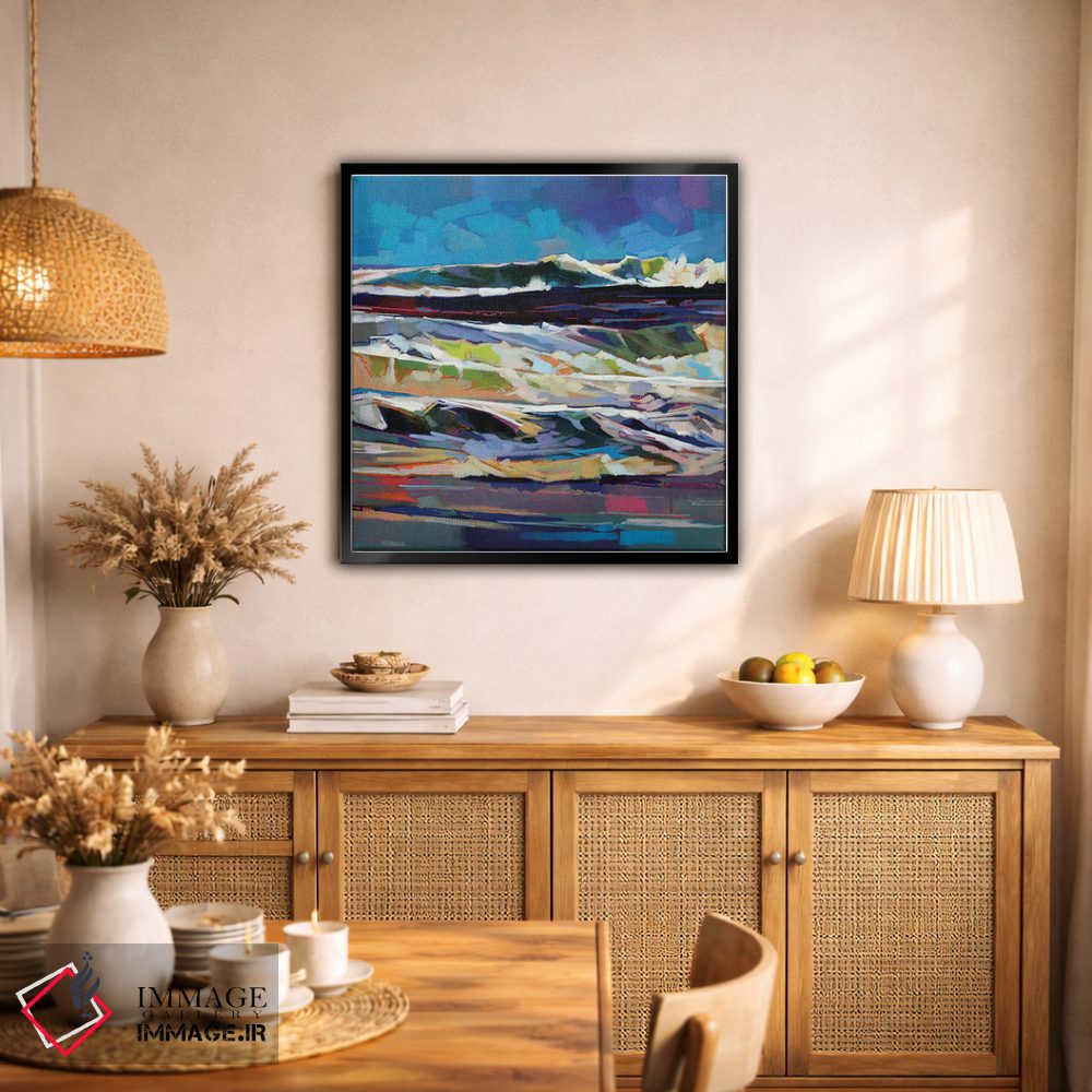 تابلو دکوراتیو ساحل اصلی، باندوران، طوفان سیارا اثر کوین لاوری - D1B