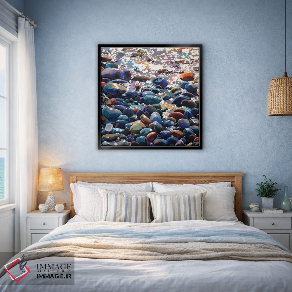 تابلو دکوراتیو سنگریزه ها ۹ اثر کوین لاوری - D5B