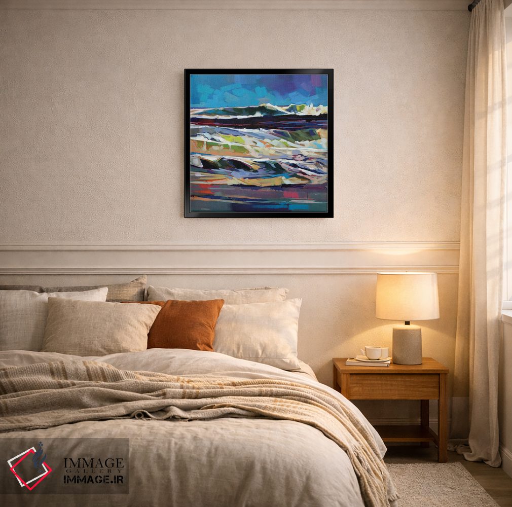 تابلو دکوراتیو ساحل اصلی، باندوران، طوفان سیارا اثر کوین لاوری - D5B