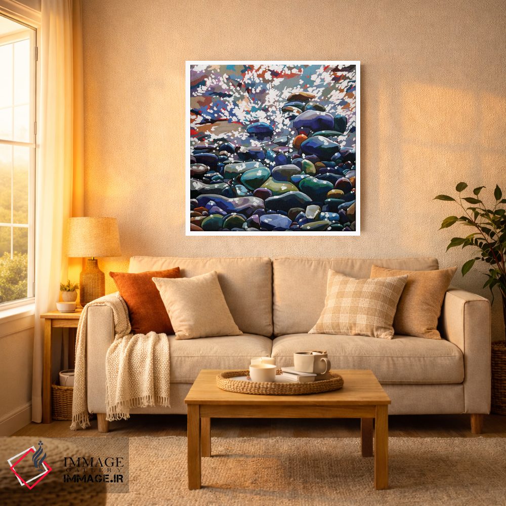 تابلو دکوراتیو سنگریزه ها ۱۳ اثر کوین لاوری - D3W