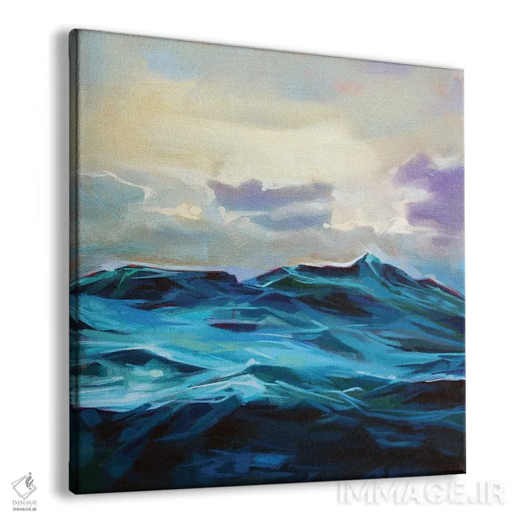 تابلو دکوراتیو آب مواج در ایسکی اثر کوین لاوری - نمای پرسپکتیو محصول