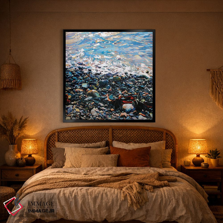 تابلو دکوراتیو سنگریزه ها اثر کوین لاوری - D1B