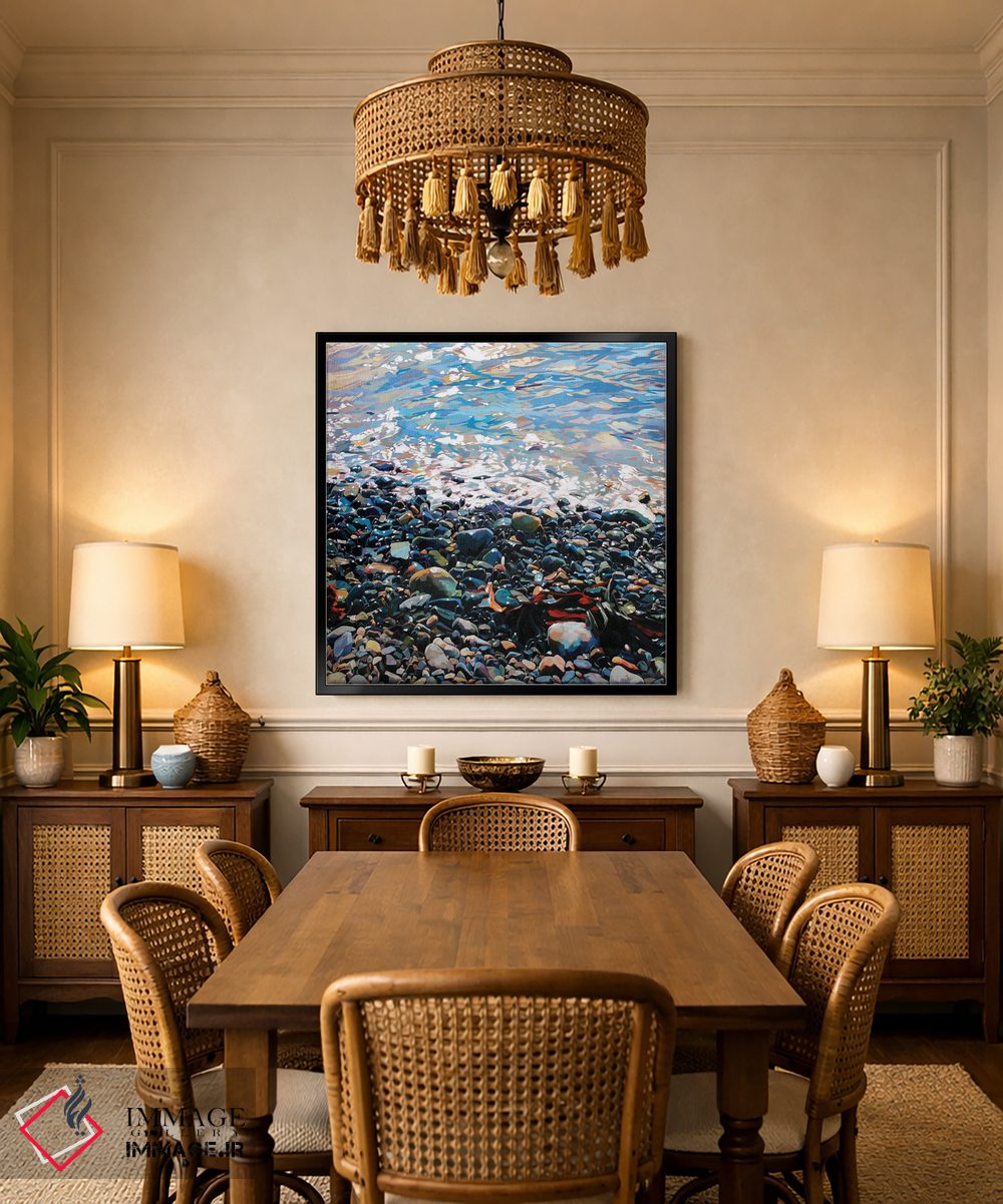 تابلو دکوراتیو سنگریزه ها اثر کوین لاوری - D3B