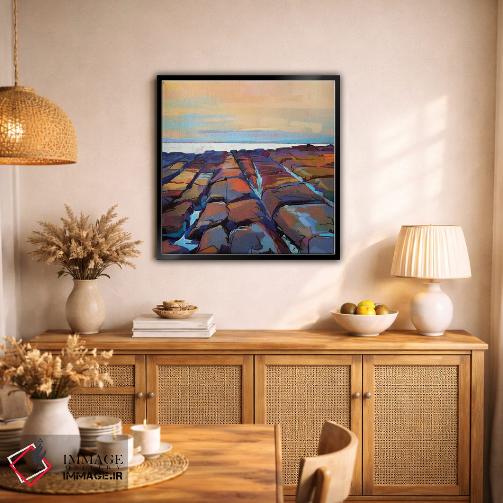 تابلو دکوراتیو صخره ها در پامپا ۳ اثر کوین لاوری - D1B