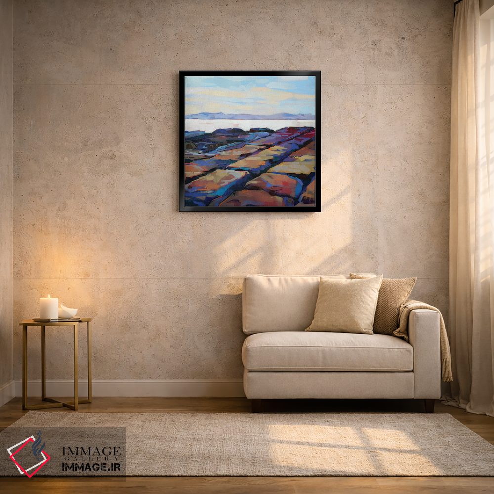 تابلو دکوراتیو صخره ها در پامپا ۴ اثر کوین لاوری - D3B