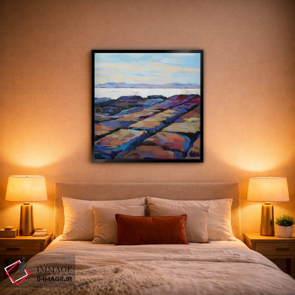 تابلو دکوراتیو صخره ها در پامپا ۴ اثر کوین لاوری - D1B