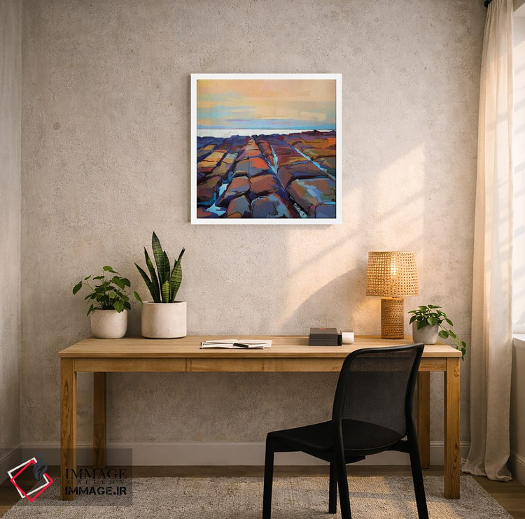 تابلو دکوراتیو صخره ها در پامپا ۳ اثر کوین لاوری - D4W