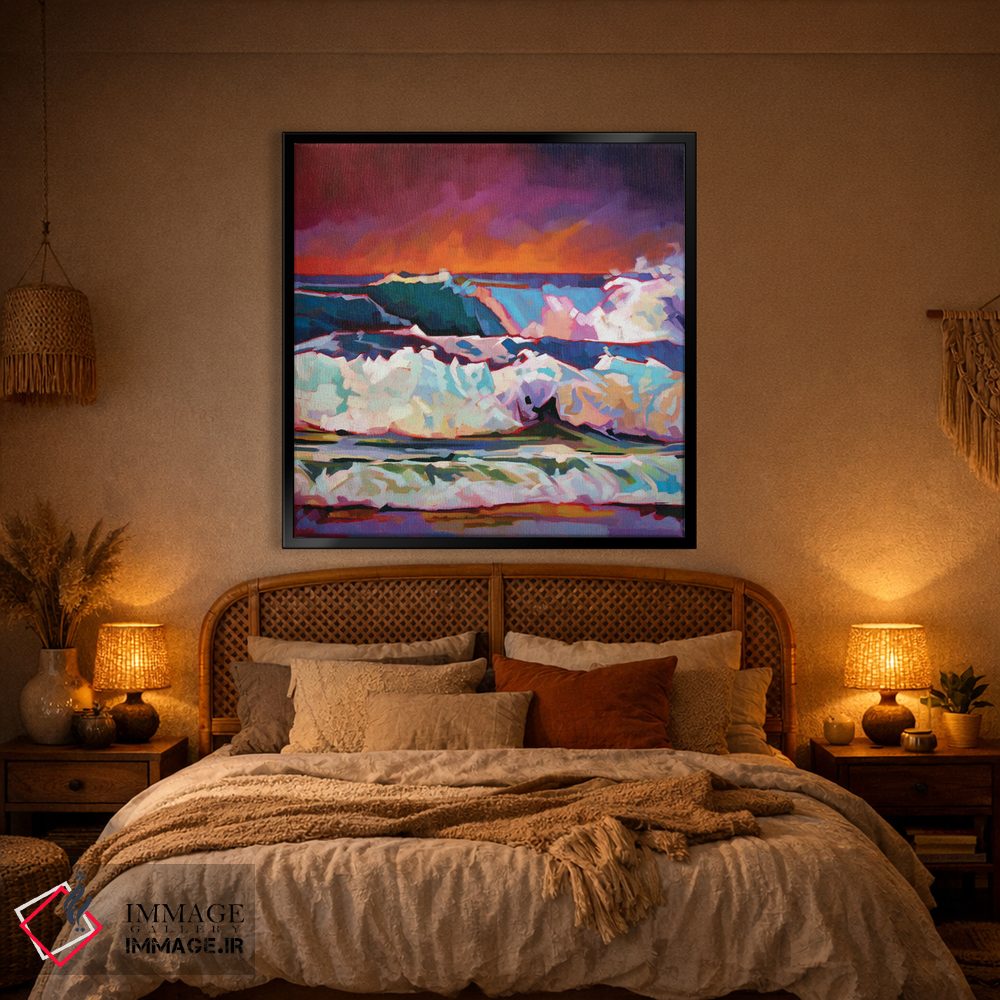 تابلو دکوراتیو آسمان قرمز در فانور اثر کوین لاوری - D2B