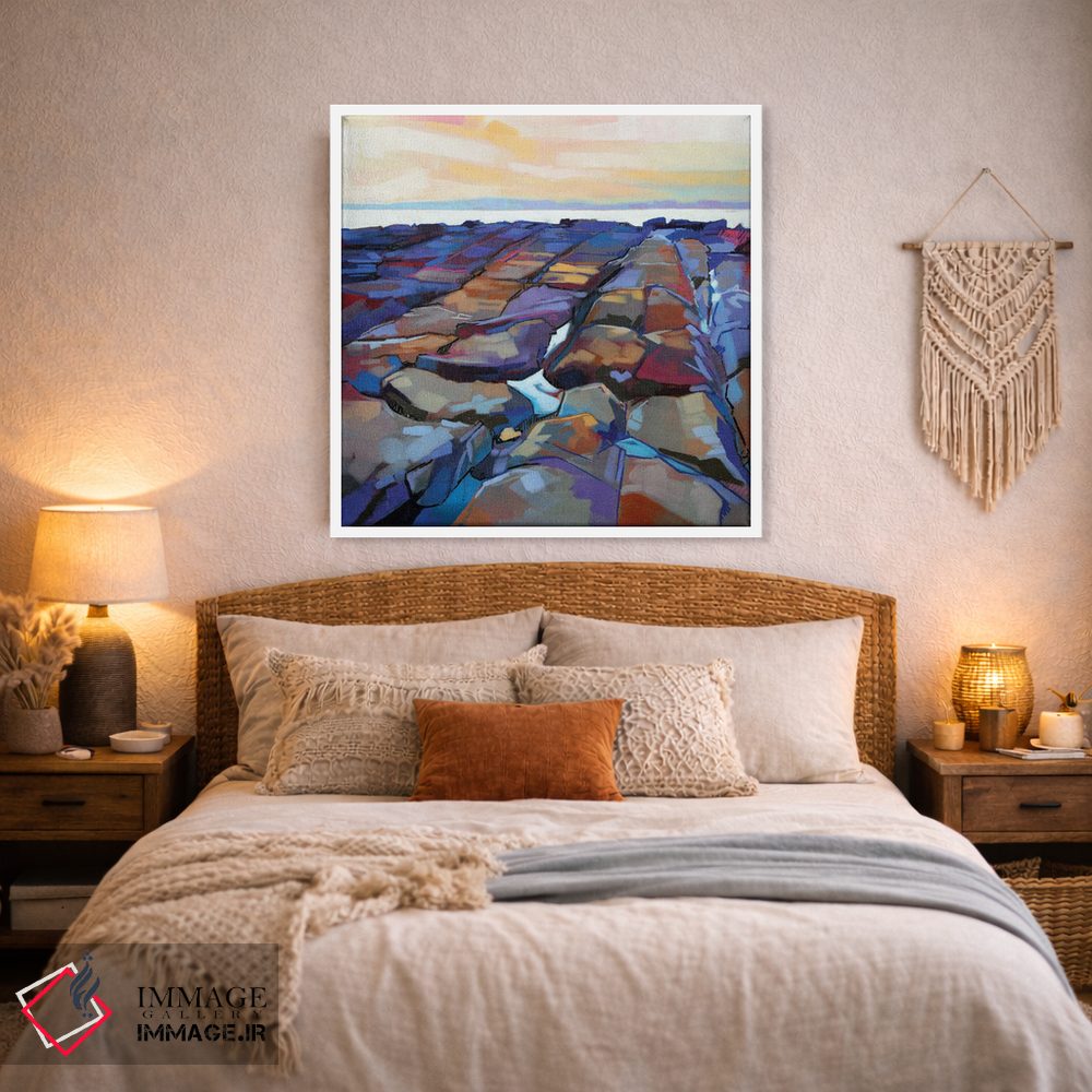 تابلو دکوراتیو صخره ها در پامپا ۵ اثر کوین لاوری - D2W