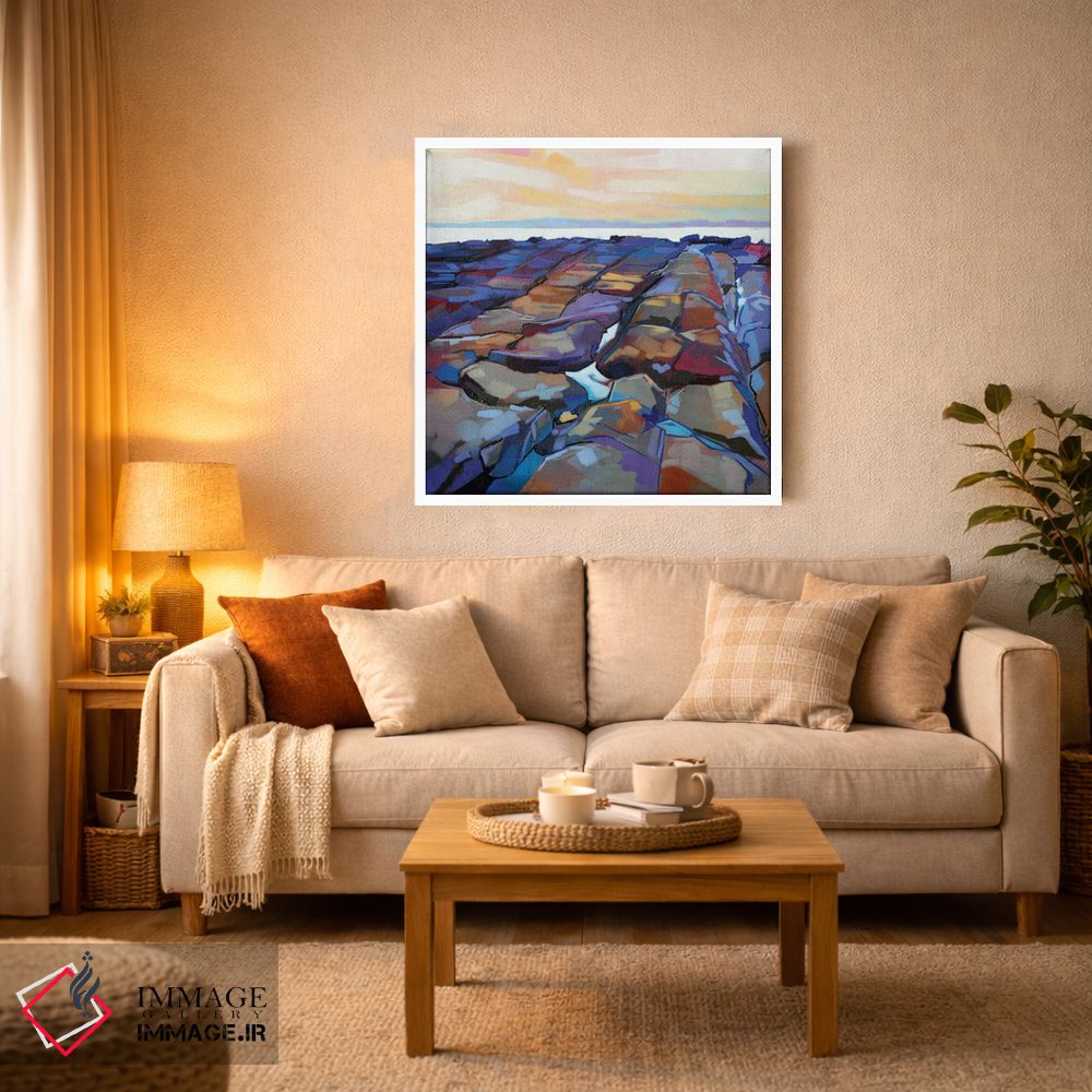 تابلو دکوراتیو صخره ها در پامپا ۵ اثر کوین لاوری - D3W
