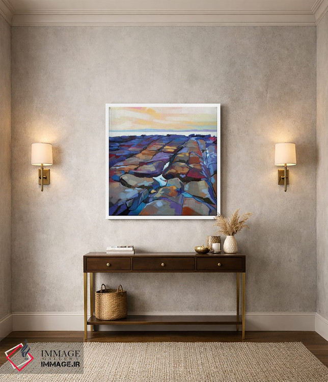 تابلو دکوراتیو صخره ها در پامپا ۵ اثر کوین لاوری - D4W