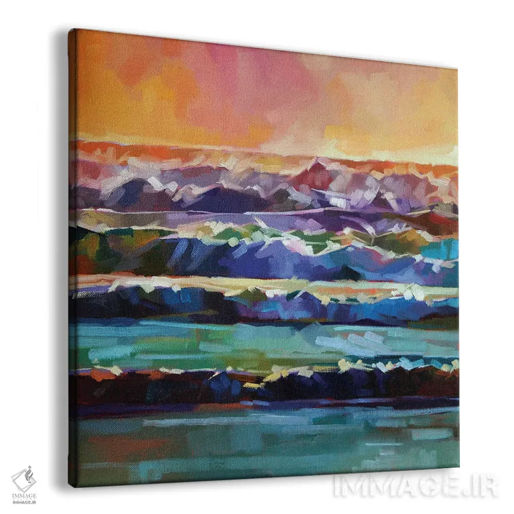 تابلو دکوراتیو آب سفید در ساحل راسنولا ۲ اثر کوین لاوری - نمای پرسپکتیو محصول