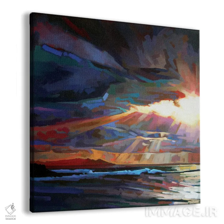 تابلو دکوراتیو به سوی مالاگمور اثر کوین لاوری - نمای پرسپکتیو محصول