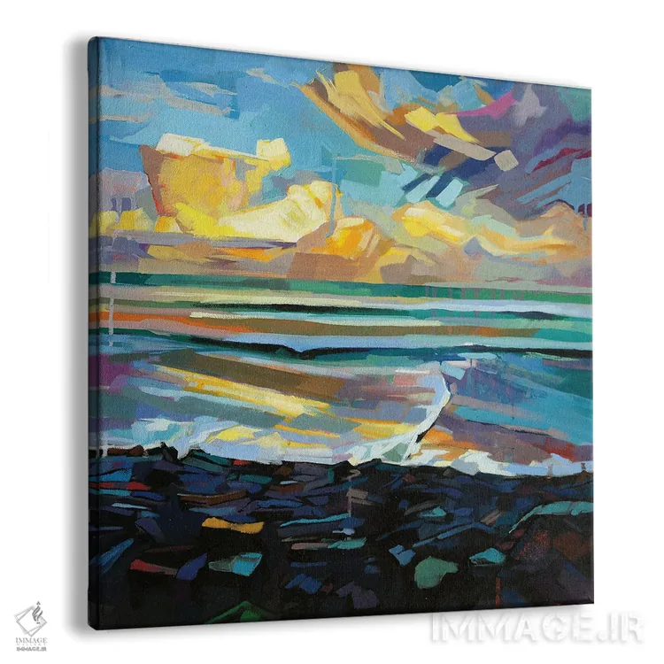 تابلو دکوراتیو ساحل استریدگ، طوفان فیون اثر کوین لاوری - نمای پرسپکتیو محصول