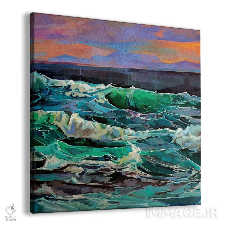 تابلو دکوراتیو کریوی، طوفان اما ۲ اثر کوین لاوری - نمای پرسپکتیو محصول