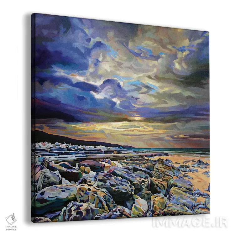 تابلو دکوراتیو نگاه به جنوب از فانور اثر کوین لاوری - نمای پرسپکتیو محصول