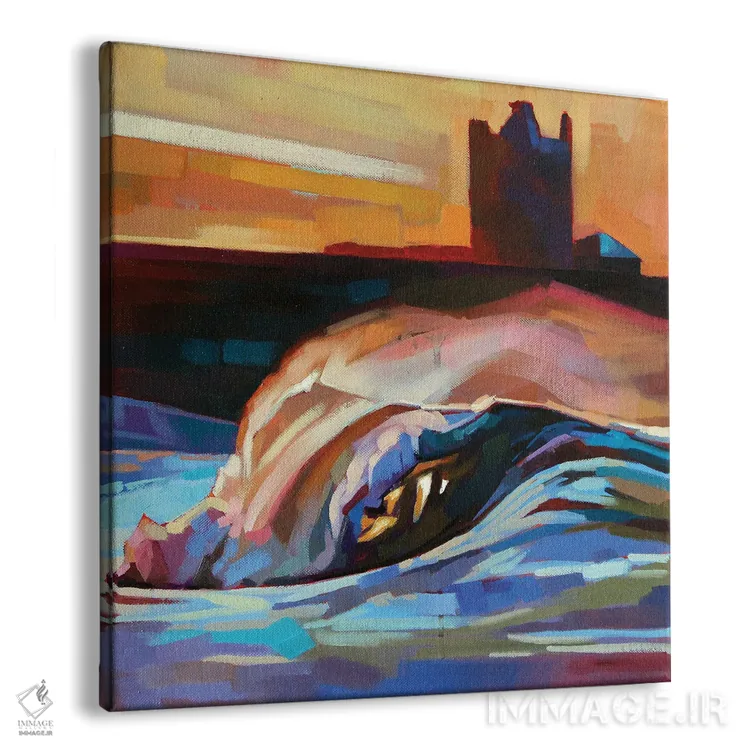 تابلو دکوراتیو ایسکی چپ اثر کوین لاوری - نمای پرسپکتیو محصول