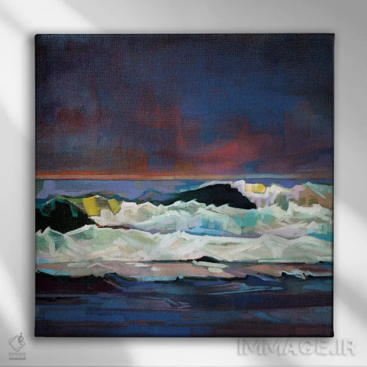 تابلو دکوراتیو زمستان در لیتریم ۳ اثر کوین لاوری - نمای روبهرو روی دیوار