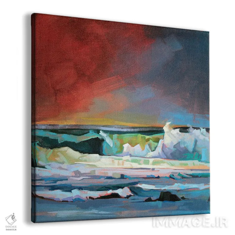 تابلو دکوراتیو زمستان در لیتریم اثر کوین لاوری - نمای پرسپکتیو محصول