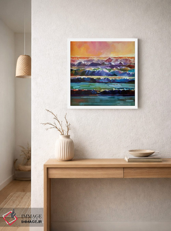 تابلو دکوراتیو آب سفید در ساحل راسنولا ۲ اثر کوین لاوری - D4W