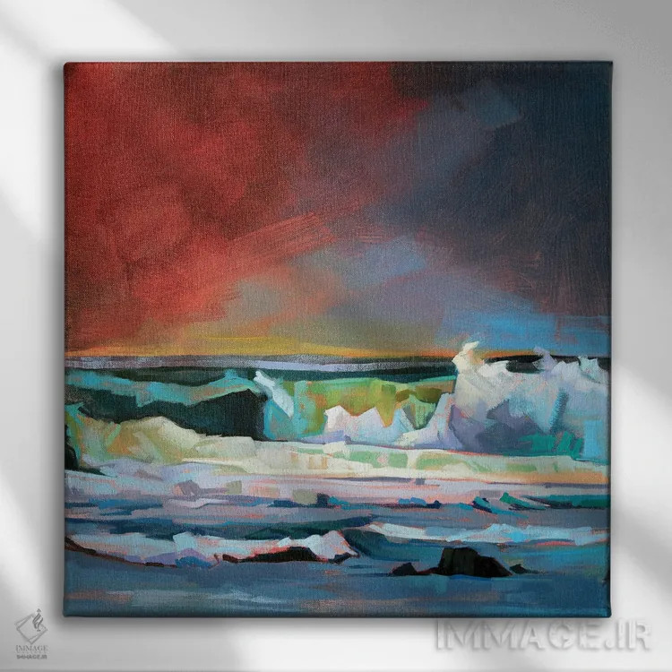 تابلو دکوراتیو زمستان در لیتریم اثر کوین لاوری - نمای روبهرو روی دیوار