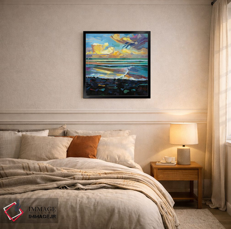 تابلو دکوراتیو ساحل استریدگ، طوفان فیون اثر کوین لاوری - D4B