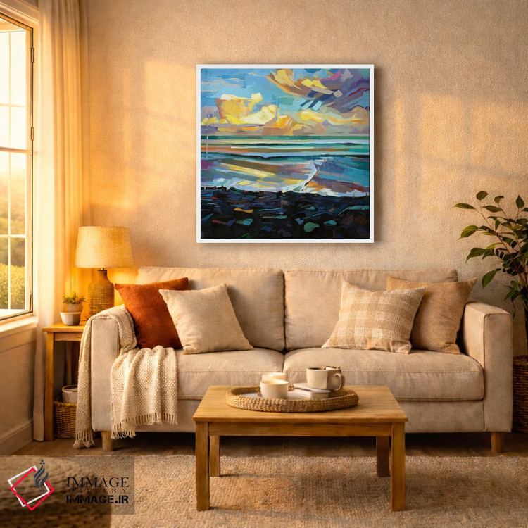تابلو دکوراتیو ساحل استریدگ، طوفان فیون اثر کوین لاوری - D3W