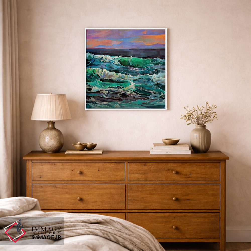 تابلو دکوراتیو کریوی، طوفان اما ۲ اثر کوین لاوری - D1W